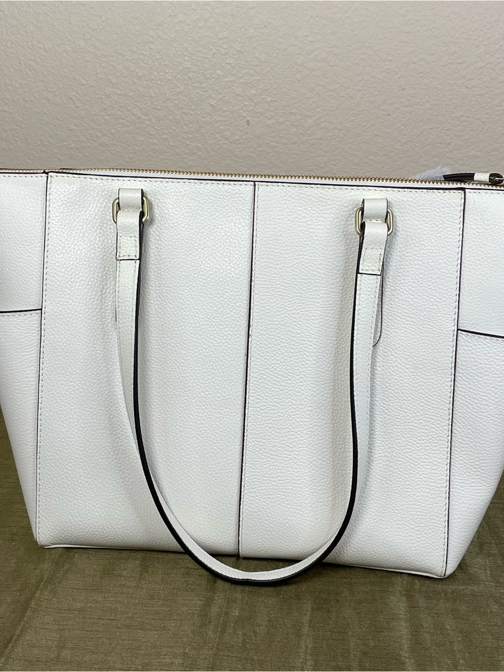 RADLEY London Silk Street Ziptop Shoulder White Handbag New with Tags - Picture 7 of 12